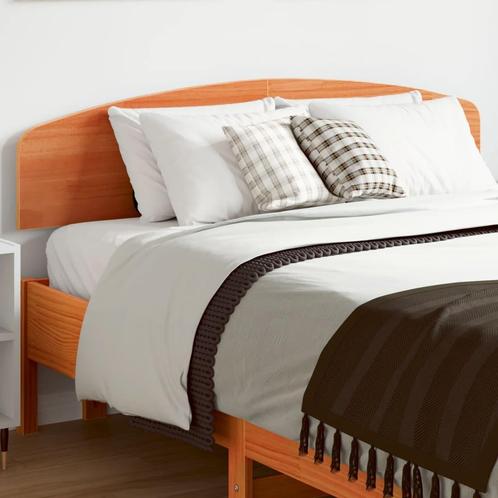 vidaXL Tête de lit cire marron 120 cm bois massif de pin, Maison & Meubles, Chambre à coucher | Lits, Neuf, Envoi