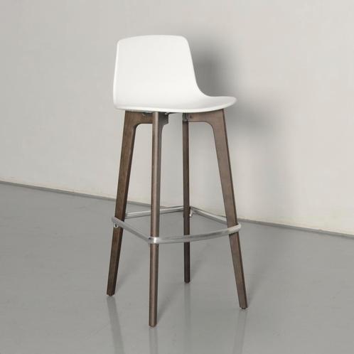 Enea Lottus barkruk, wit, Huis en Inrichting, Stoelen, Gebruikt, Ophalen of Verzenden