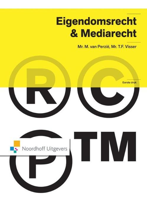 Eigendomsrecht & mediarecht 9789001813192, Livres, Science, Envoi