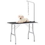 vidaXL Table de toilettage réglable pour chiens avec 1, Animaux & Accessoires, Verzenden, Neuf