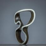 K.F. - Statue, Around - 380 mm - Serpentine pierre - 2021, Antiquités & Art