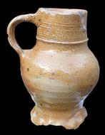 Post-médiéval Grès Cruche de Raeren vers 1500 / Bellarmine /, Antiquités & Art