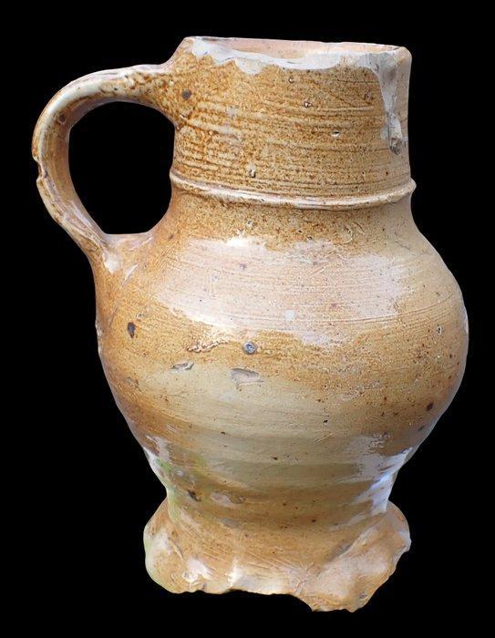 Post-médiéval Grès Cruche de Raeren vers 1500 / Bellarmine /, Antiquités & Art, Antiquités | Autres Antiquités