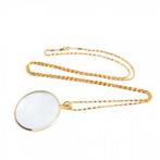 Zak Vergrootglas 5x-Zoom Lens met 44cm ketting Goud