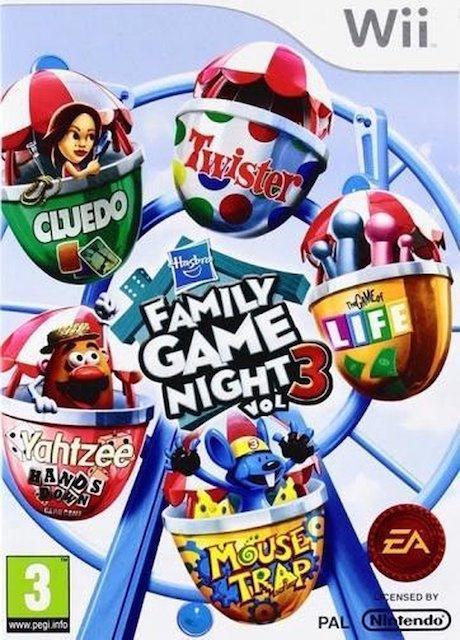Hasbro Familie Spellen Avond 3 (Wii Games) (Nintendo Wii), Games en Spelcomputers, Games | Nintendo Wii, Zo goed als nieuw, Ophalen of Verzenden