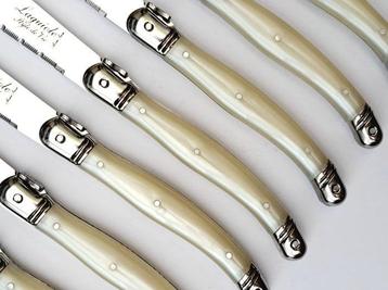 Laguiole - 12x Steak Knives - Pearl - style de - Ensemble de