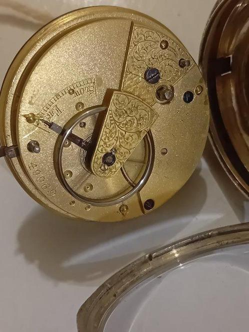A J W, relógio inglês, com movimento de fuso -, Handtassen en Accessoires, Horloges | Heren