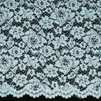 10 meter kant stof - Lichtblauw - 100% polyester, Hobby en Vrije tijd, Stoffen en Lappen, 120 cm of meer, Kant, Verzenden, Blauw