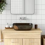 vidaXL Opzetwasbak rechthoekig 48x37,5x13,5 cm keramiek, Doe-het-zelf en Bouw, Verzenden, Nieuw