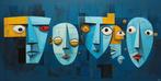 Felix van Horst - Cubist Companions (XXL), Antiek en Kunst