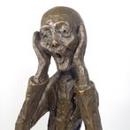 Sculpture, The Scream After E. Munch - 38 cm - Bronze