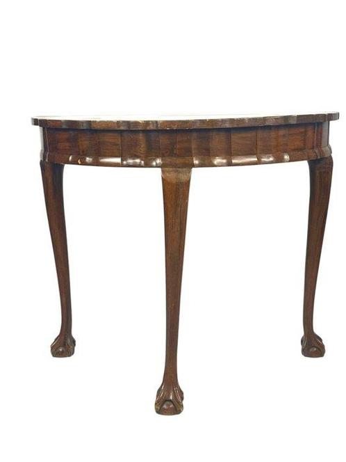 Table - Bois - demi-lune, Antiek en Kunst, Antiek | Overige Antiek