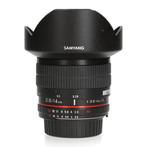 Samyang 14mm F2.8 ED AS IF UMC - Nikon F, Audio, Tv en Foto, Foto | Lenzen en Objectieven, Ophalen of Verzenden, Zo goed als nieuw