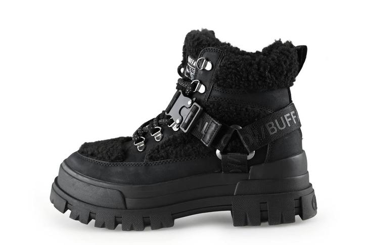 Buffalo Veterboots in maat 39 Zwart | 5% korting, Kleding | Dames, Schoenen, Zwart, Zo goed als nieuw, Overige typen, Verzenden