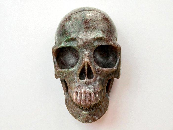 Garnet Skull Hoge kwaliteit Gesneden schedel - Garnet -, Antiquités & Art, Curiosités & Brocante