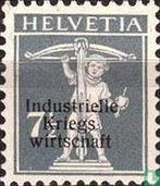 Zwitserland - Walter Tell - 1918, Timbres & Monnaies, Timbres | Europe | Suisse, Verzenden