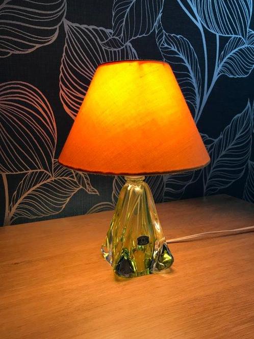 Val Saint Lambert - Lampe de table (2) - Cristal, Antiek en Kunst, Antiek | Verlichting