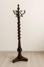 Kapstok - Hout, Messing, Onyx, Antiek en Kunst, Curiosa en Brocante