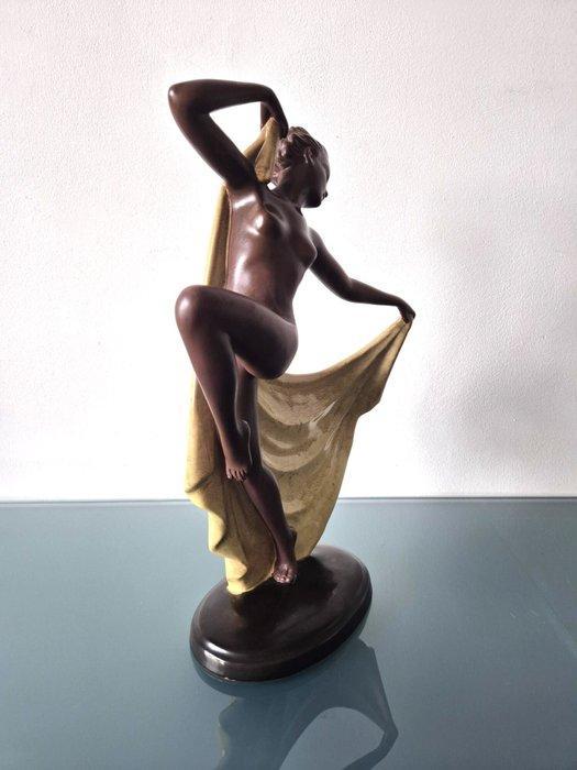 Goldscheider - Jozef Lorenzl - Beeld, Danseres Vivienne - 41, Antiek en Kunst, Antiek | Glaswerk en Kristal