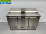 HCB RVS Saladette Saladiere Koelwerkbank 136,5 cm 230V, Zakelijke goederen, Ophalen of Verzenden, Nieuw in verpakking