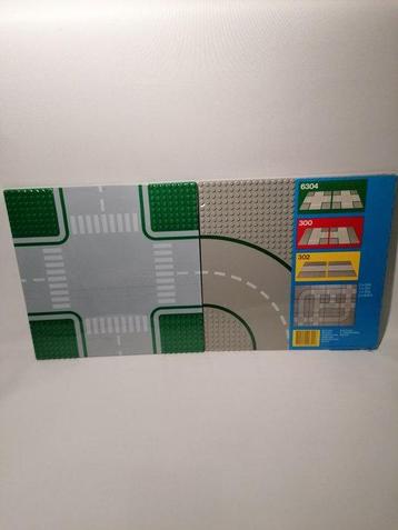 Lego Set - Legoland, Ville - Lego 6323 Cross Road Plates and