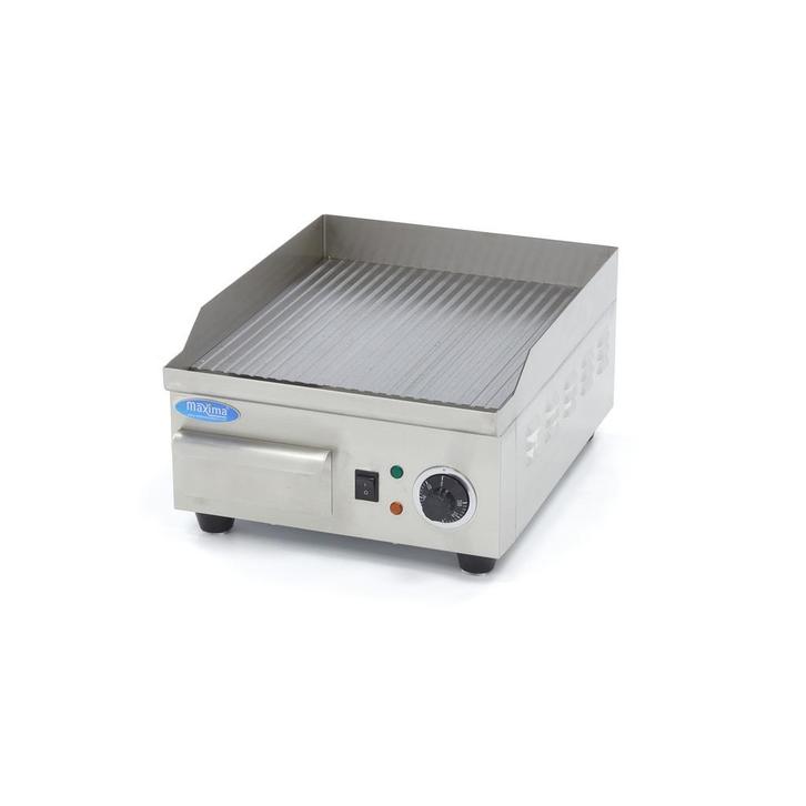 Grillplaat - Gegroefd - 36 cm - incl. Opvangbak, Elektronische apparatuur, Grillplaten, Tafelgrill, Nieuw, Verzenden