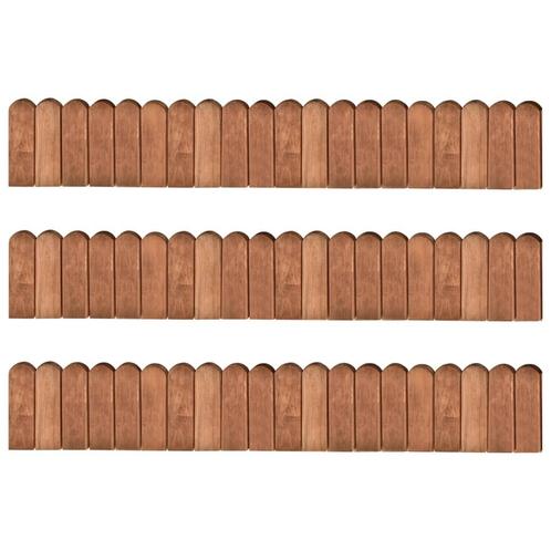 vidaXL Gazonranden 3 st 120 cm geïmpregneerd grenenhout, Tuin en Terras, Bielzen en Borduren, Nieuw, Verzenden