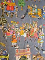 Exclusieve Indiase stof - 300x280cm - Artmaison grijs -, Antiek en Kunst