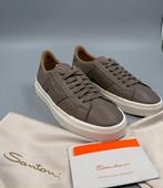 Santoni-UK 5.5-Double Buckle Sneaker-Cashmere inside -, Nieuw