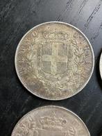 Italie. Vittorio Emanuele II. 5 Lire 1873-1877 (Sans Prix de, Postzegels en Munten