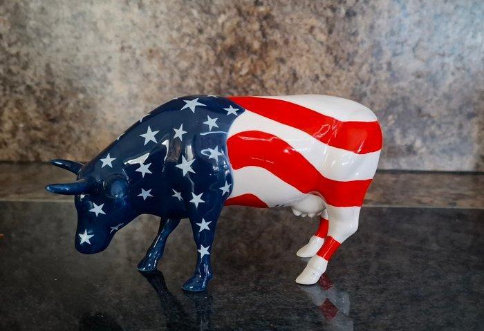 CowParade - Figuur - CowParade American Flag Cow - Hars, Antiek en Kunst, Curiosa en Brocante