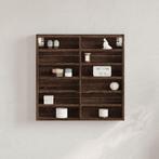 vidaXL Vitrinekast 60x8,5x58 cm bewerkt hout bruin, Verzenden, Nieuw