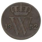 Nederland. Willem III (1849-1890). ½ Cent 1852  (Zonder
