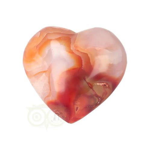Carneool Hart Nr 37 - 81 gram, Handtassen en Accessoires, Edelstenen, Nieuw, Verzenden