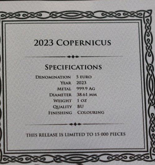 Malte. 5 Euro 2023 Copernicus (Sans Prix de Réserve), Postzegels en Munten, Munten | Europa | Euromunten