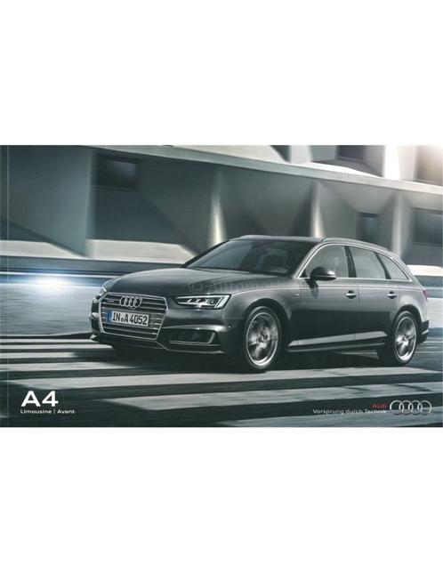 2015 AUDI A4 AVANT BROCHURE DUITS, Boeken, Auto's | Folders en Tijdschriften
