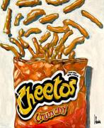 Sidney Perrier - Cheetos, Antiquités & Art, Art | Peinture | Moderne