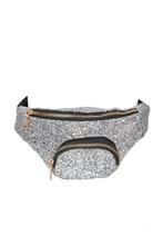 Heuptasje Rond Voorvak Grote Glitters Zilver Heuptas Zilvere, Handtassen en Accessoires, Tassen | Damestassen, Ophalen of Verzenden