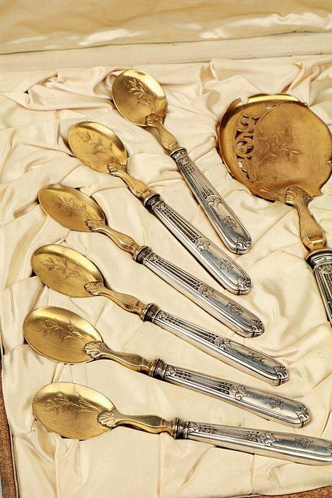 Louis Coignet - Bestekset - .950 zilver, Antiek en Kunst, Antiek | Zilver en Goud