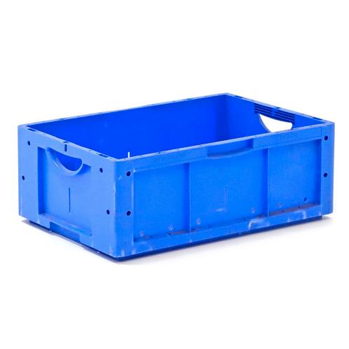 Stapelbak kunststof  L: 600, B: 400, H: 220 (mm) blauw, Bricolage & Construction, Casiers & Boîtes, Enlèvement ou Envoi