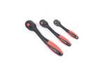 TM 3/8 Professionele Premium Ratel 72 Tands Rood / Zwart, Verzenden, Nieuw