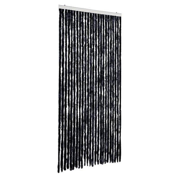 Vliegengordijn 100x230 antraciet - Retour Deal! 40% Korting, Doe-het-zelf en Bouw, Deuren en Vliegenramen, Nieuw, Kunststof, Hordeur