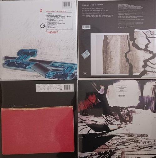 Radiohead - 4 x double LPs, still sealed - Diverse titels -, Cd's en Dvd's, Vinyl Singles