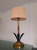 Lampe - Laiton, Toile de jute