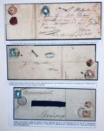Oostenrijk  - Oostenrijk 1859/1861 lot van 3 aangetekende, Timbres & Monnaies, Timbres | Europe | Autriche