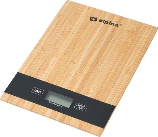 2dekans | Alpina Digitale keukenweegschaal - tot 5 kilo, Elektronische apparatuur, Weegschalen, Ophalen of Verzenden