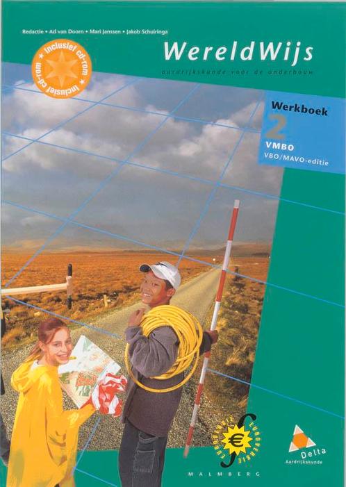 WereldWijs 2 Vbo/mavo Werkboek 9789020821079, Livres, Livres scolaires, Envoi