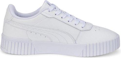 PUMA Carina 2,0 Jr Meisjes Sneakers - Wit/Zilver - Maat 37,5, Kleding | Dames, Schoenen, Nieuw, Verzenden
