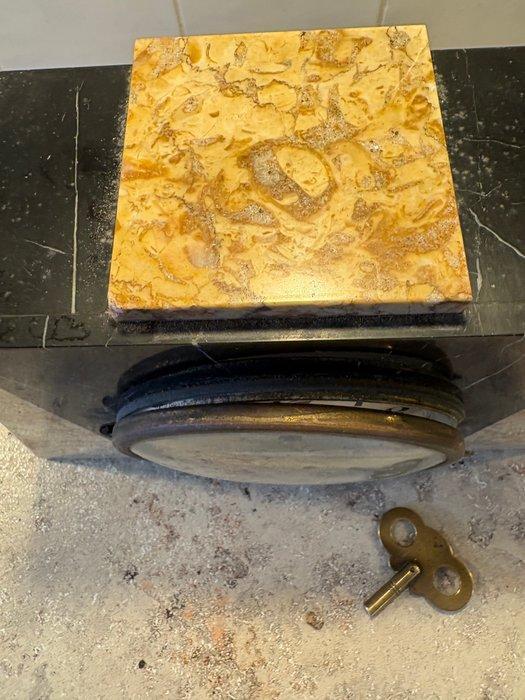 Klok - Art Deco Marmer, Messing - 1920-1930, Antiquités & Art, Antiquités | Horloges