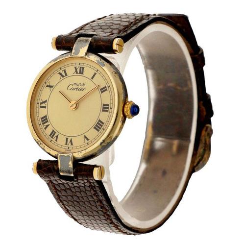 Cartier - Must de Cartier Vendome - Zonder Minimumprijs -, Handtassen en Accessoires, Horloges | Heren